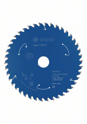 BOSCH 2608644500 Pílový kotúč pre AKU píly Expert for Wood 140x1,8/1,3x20 mm, 42