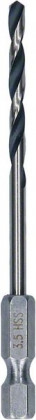 BOSCH 2608577522 Vrták HSS PointTeQ so šesťhrannou stopkou 3,5 mm