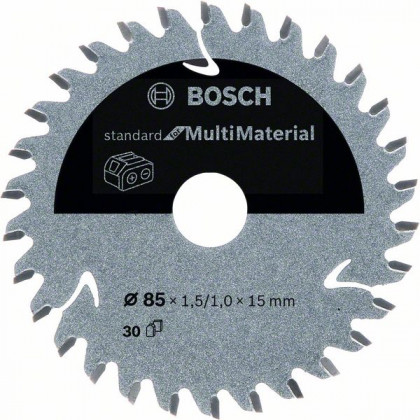 BOSCH 2608837752 Pílový kotúč pre AKU Standard for MultiMaterial 85x1,5x15mm, 30