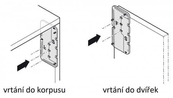 KES FREEspace mini vŕtacia/montážna šablona KES FREEspace mini vŕtacia/montážna šablona