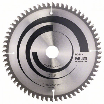 BOSCH 2608640514 Pílový kotúč Multi Material 235 x 30/25 x 2,4 mm; 64
