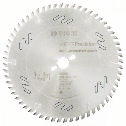 BOSCH 2608642106 Pílový kotůč Best for Laminated Panel 303 x 30 x 3,2 mm, 60