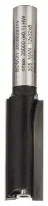 BOSCH 2608628374 Rovná fréza, 8 mm, d1 = 12 mm, l = 31,5 mm, g = 62 mm