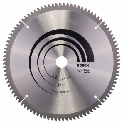 BOSCH 2608640442 Pílový kotúč Optiline Wood 305 x 30 x 2,5 mm, 96