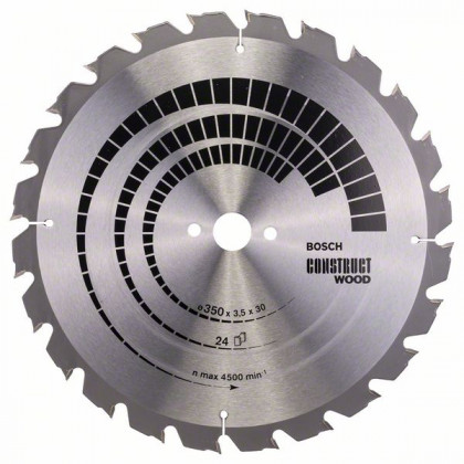 BOSCH 2608640692 Pílový kotúč Construct Wood 350 x 30 x 3,5 mm; 24