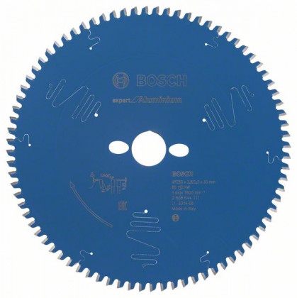 BOSCH 2608644111 Pílový kotúč Expert for Aluminium 250 x 30 x 2,8 mm, 80