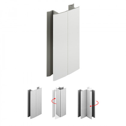 SCILM flexi spojka 120 mm, biela matná