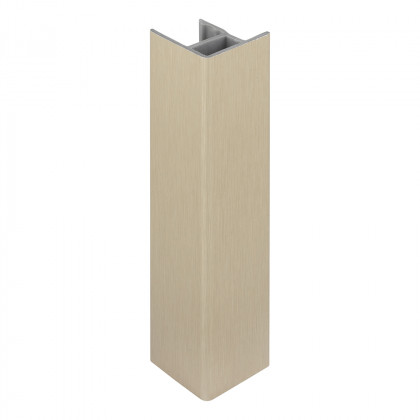 SCILM rohová spojka/koncovka 100 mm, nehrdz. ocel brúsená