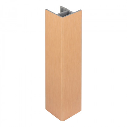 SCILM rohová spojka/koncovka 100 mm, meď brúsená