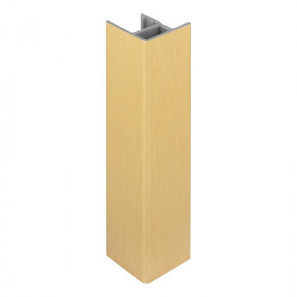 SCILM rohová spojka/koncovka 120 mm, zlatá brúsená
