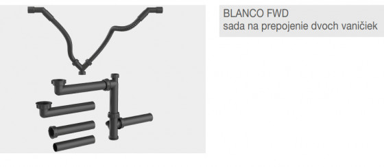 BLANCO 526772 Príslušenstvo FWD sada pre prepájanie vaničiek