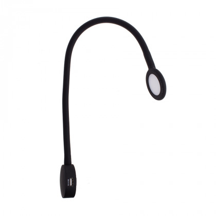LED lampička Modus Touch USB 12V 2W teplá biela, čierna