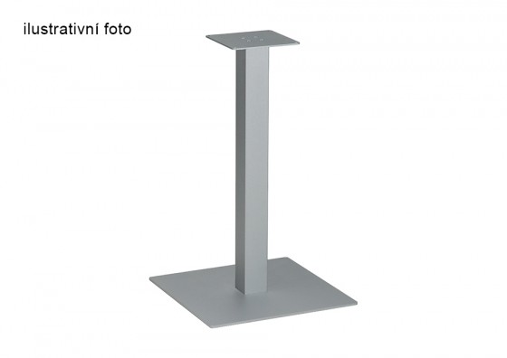 STRONG Stolová noha centrálna 450x450 čierna