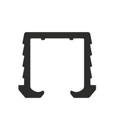 TERNO horný profil 2175/A elox 2m
