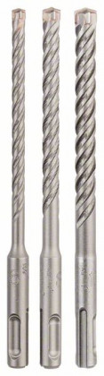 BOSCH 2608833912 3-dielna sada príklepových vrtákov SDS plus-5X, 6, 8, 10 mm