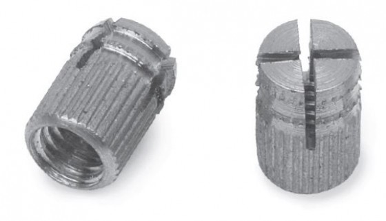 Hmoždinka narážacia BU07-M4x8/5,2mm mosadz