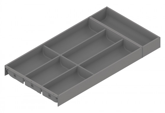 BLUM ZC7S600BS3 Ambia-line zás. na príbory LBX/MVX, NL=600/300 Indium sivá IG-M