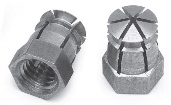 Hmoždinka narážacia BU55-M6x9/8mm mosadz