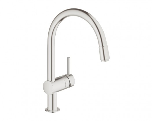 GROHE 32918DC0 Batéria Minta C-výpusť s vyťahovacím perlátorom supersteel