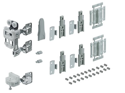 HETTICH 9237880 WingLine L do 25kg, bez zatváracích pružín L
