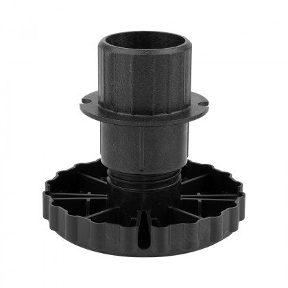 HETTICH 9306015 Korrekt noha 70 mm čierna