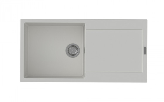 StrongSinks S3 Drez granit Zala 1000, rozmer 1000 x 500 mm, s odkvapávačom,biely