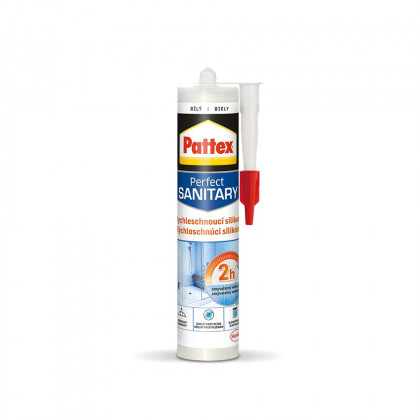 PATTEX SILIKON SANIT EXPRESS BIELY 280 ml