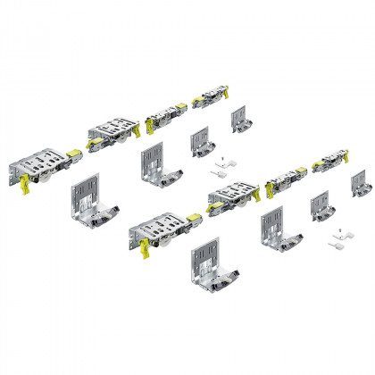 HETTICH 9278780 TopLine XL new STB 19 (17 mm), 18-30 mm/60 kg 4 krídla