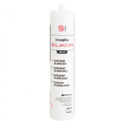 StrongGlue Sanitárny silikón biely 280ml