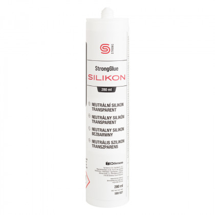 StrongGlue Neutrálný silikón transparentný 280ml