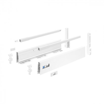 HETTICH 9307241 Atira flexi sada úplná 470/176 biela, reling, čelný příchyt