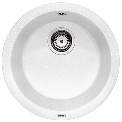 BLANCO 511621 drez RONDO biela bez excentru SILGRANIT PuraDur