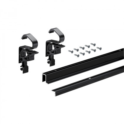 HETTICH 9279125 WingLine L vodiace profily 2400 mm čierne