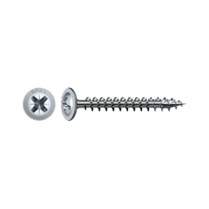 SPAX vrut 4x45 zápustná hlava s límcomPZ, W, 4C MH