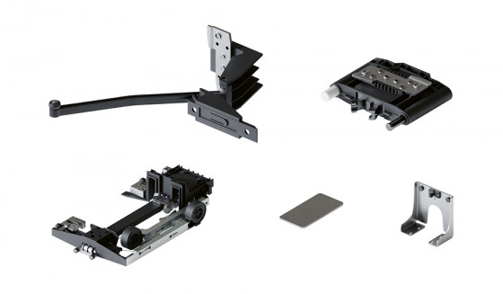 HAWA 31519 Folding Concepta III 20 vertikálny profil, 1200 - 2200mm, strieborná