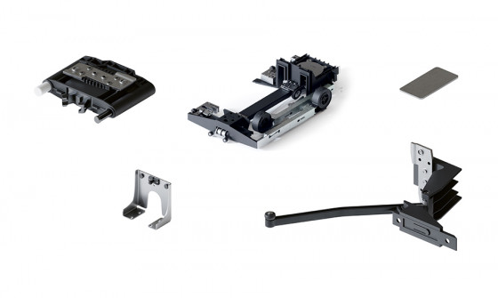 HAWA 31511 Folding Concepta III 25 Push zásuvná sada, pravá