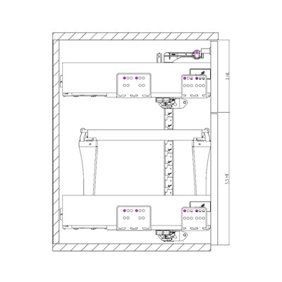 HETTICH 9209618 výkres KontajnerU M1:1 (SET 1