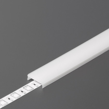 TM-krycia lišta k LED profilu Smart-In16 naklapávacia mliečna 3000mm