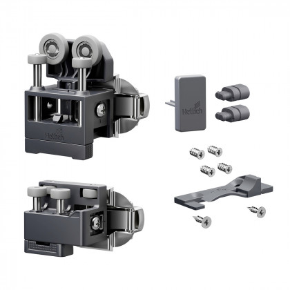 HETTICH 9339368 WingLine L new do 12 kg,sada s pružinou,antracit,pravá,s vedením