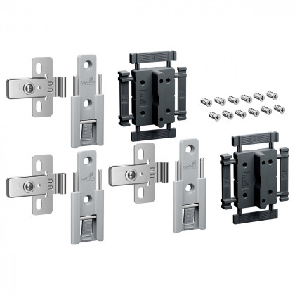 HETTICH 9339496 WingLine L new stredové závesy nastaviteľné 3 ks, šedá