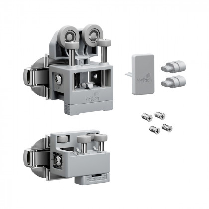 HETTICH 9339386 WingLine L new do 12 kg,sada bez pružiny,šedá,ľavá,s vedením