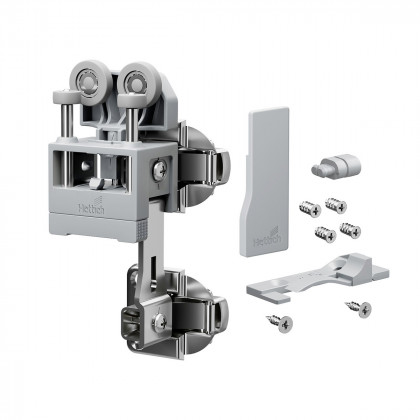 HETTICH 9339389 WingLine L new do 12 kg,sada s pružinou,šedá,pravá,bez vedenia