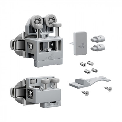 HETTICH 9339382 WingLine L new do 12 kg,sada s pružinou,šedá,ľavá,s vedením