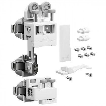HETTICH 9339354 WingLine L new do 25 kg, sada s pružinou, biela, ľavá