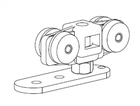 TERNO HORNÝ VOZÍK S.1137-BR 30 - 40kg/1 KRÍDLO