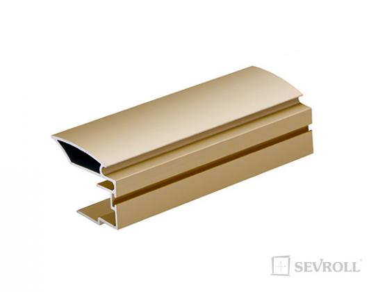 SEVROLL 06816 Alfa II úchytková lišta 16/18mm 2,7m zlatá/mosadz