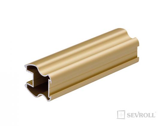SEVROLL 06822 Gemini Gemini úchytová lišta 2,7m zlatá/mosadz