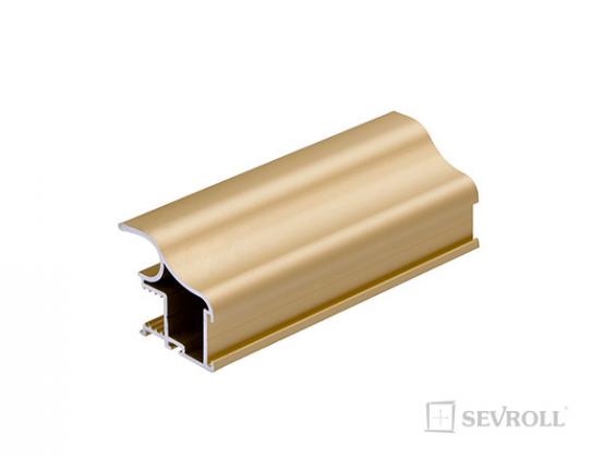 SEVROLL 06821 System 10 II úchytová lišta 2,7m zlatá/mosadz