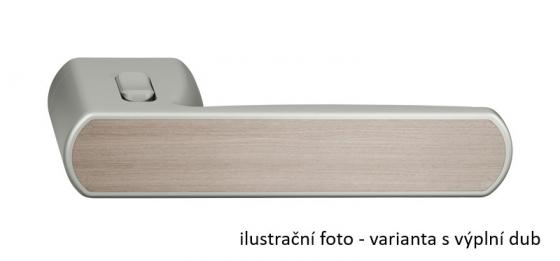 TWIN kľučka Allegra 1618 FAST LOCK/XR, ľavá kľučka (nerezová výplň)