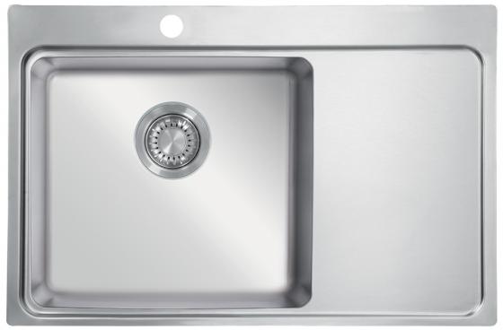 StrongSinks S3 Drez Nida 787, rozmer 787 x 520 mm nerez, odkvapávač vpravo